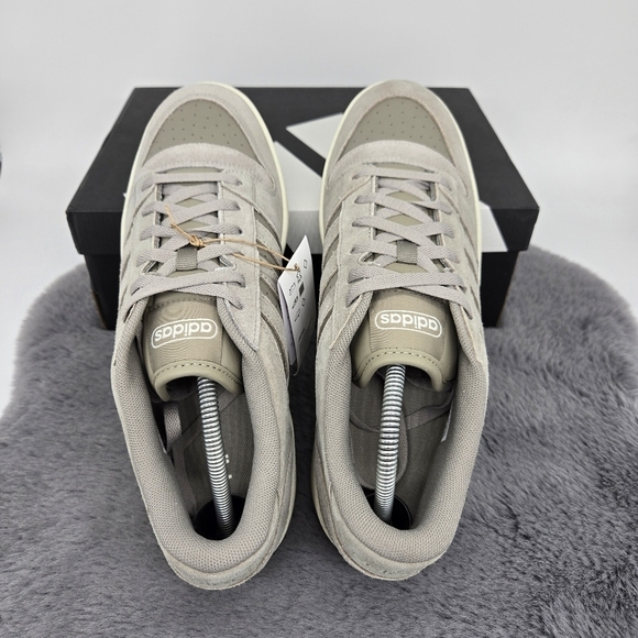 New Adidas Break Start Premium Low \'Beige Ivory\' Men\'s Shoes Size 12